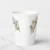 Wasserfarbe Regenbogen Luft Ballon Babydusche Pappbecher (Rechts)