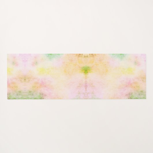 Wasserfarbe Regenbogen Sherbet Yoga Mat Yogamatte (Rückseite (Horizontal))
