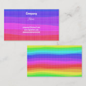 Wasserfarbe-Regenbogen, Visitenkarte (Vorne/Hinten)