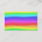 Wasserfarbe-Regenbogen, Visitenkarte (Rückseite)