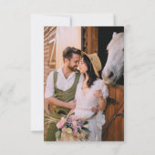 Wasserfarbe Reittier Englisch Manor Wedding Wappen (Rückseite)