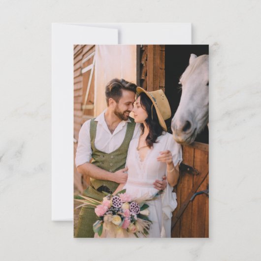 Wasserfarbe Reittier Englisch Manor Wedding Wappen (Rückseite)