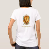 Wasserfarbe Roasted Türkei glücklich Thanksgiving T-Shirt (Rückseite)