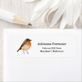 Wasserfarbe | Robin Minimalistisch (Insitu)