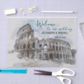 Wasserfarbe Rom, Italien Seidenpapier (Handwerk)