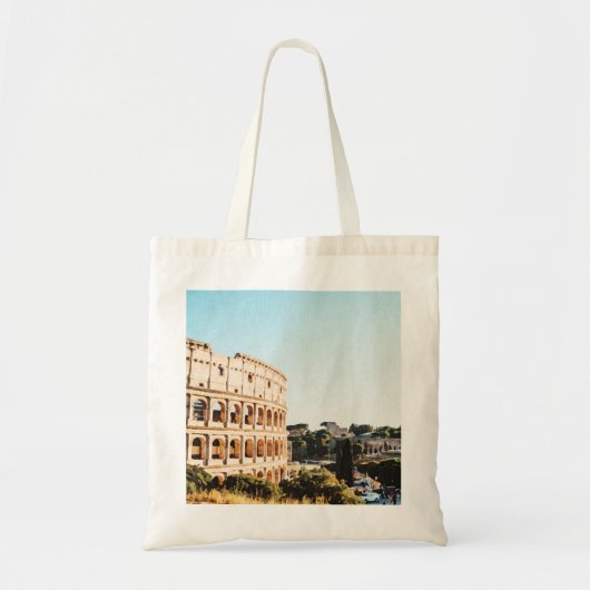 Wasserfarbe Rom, Italien Zielort Tote Beutel Tragetasche (Vorne)