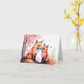 Wasserfarbe Romantisch Karte (Gelbe Blume)