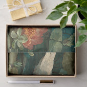 Wasserfarbe Romantische Elegante "Lake Swan" Seidenpapier (Geschenk)