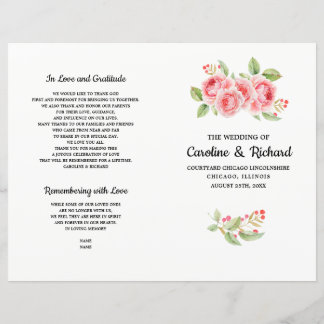 Wasserfarbe Romantische Rose Gedeckte Hochzeiten