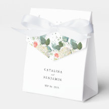 Wasserfarbe Rosa Bläschen Geometrische Hochzeit