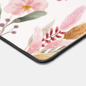 Wasserfarbe Rosa Blume Mädchenname Schreibtischunterlage (Ecke)