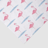 Wasserfarbe Rosa Flamingo Seidenpapier (Ausschnitt)