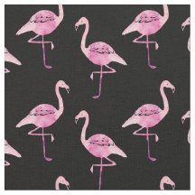 Wasserfarbe Rosa Flamingo Silhouette Muster