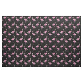 Wasserfarbe Rosa Flamingo Silhouette Muster Stoff (Fat Quarter (45,7 x 55,9 cm))