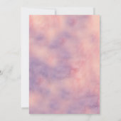 Wasserfarbe Rosa Giraffe Kinderdusche Es ist ein M Dankeskarte (Rückseite)