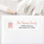 Wasserfarbe Rosa Girl Dress (Insitu)