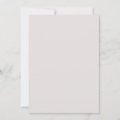 Wasserfarbe Rosa Gold Weiß Grau Elegante Hochzeit Einladung (Rückseite)