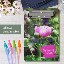 Wasserfarbe Rosa Peere Mini Klemmbrett