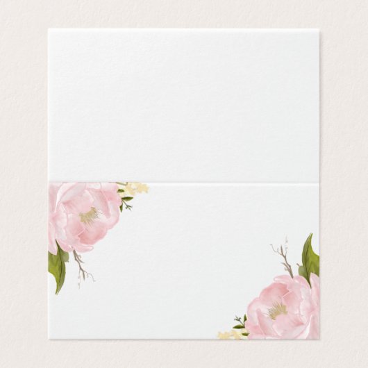 Wasserfarbe Rosa Peonys Blütenfarbe (Außenseite Aufgefaltet)