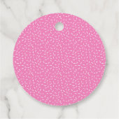 Wasserfarbe Rosa Sprinkle Donuts Baby Sprinkle Geschenkanhänger (Rückseite)