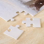 Wasserfarbe Rosa Weihnachtsfest Puzzle (Seite)