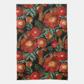 Wasserfarbe, Rose. Geschirrtuch (Vertikal)