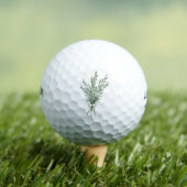 Wasserfarbe Rosemary Bouquet mit Jute Bow Golfball (Insitu T-Shirt)