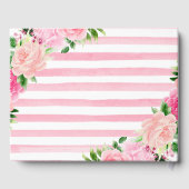 Wasserfarbe Rosen Sommerliche Blume Hochzeit Gästebuch (Rückseite)