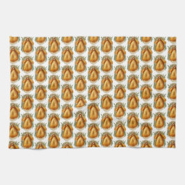 Wasserfarbe Rösttürkischer Erntedank Muster Geschirrtuch