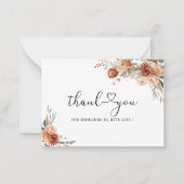 Wasserfarbe Rückgang im Brautparty der Liebe Mitteilungskarte (Vorderseite)