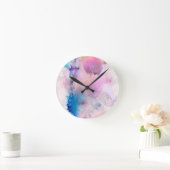 Wasserfarbe Runde Wanduhr (Zuhause)