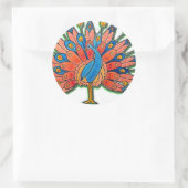 Wasserfarbe Runder Aufkleber (Tasche)