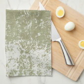 Wasserfarbe Rustikale Ästhetik Geschirrtuch (Viertel Falte)