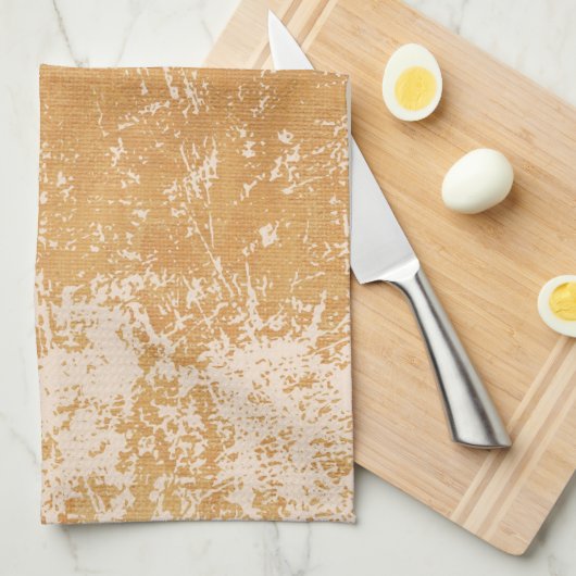 Wasserfarbe Rustikale Ästhetik Geschirrtuch (Viertel Falte)