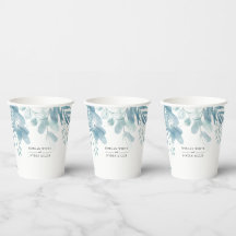 Wasserfarbe Rustikale Blaue Wiese Hochzeit