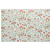 Wasserfarbe Rustikale Blumengarten Kunst, Dichtung Stoff (Yard (91,4 cm))