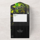 Wasserfarbe Rustikale Gartenanlage Gartenstall Hoc All In One Einladung (Außenbereich)