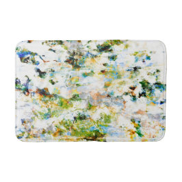 Wasserfarbe, rustikale Grunge-Grafik Badematte