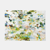 Wasserfarbe, rustikale Grunge-Grafik Fußmatte (Vorderseite)