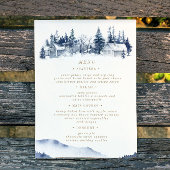 Wasserfarbe Rustikale Hochzeitskarte Einladung