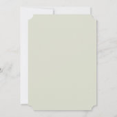 Wasserfarbe Rustikale, neutrale Boho Botanische Ho Einladung (Rückseite)