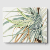 Wasserfarbe Rustikale, neutrale Boho Botanische Ho Gästebuch (Rückseite)