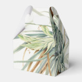 Wasserfarbe Rustikale, neutrale Boho Botanische Ho Geschenkschachtel (Rückseite)