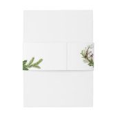 Wasserfarbe Rustikale Rentierweihnacht Einladungsbanderole (Rückseitenbeispiel)