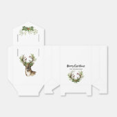 Wasserfarbe Rustikale Rentierweihnacht Geschenkschachtel (Ungefaltet)