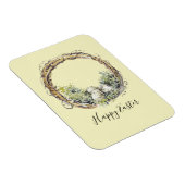 Wasserfarbe Rustikale Weinrebe & Eiern Ostern Magnet (Rechte Seite)