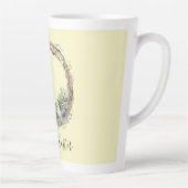 Wasserfarbe Rustikale Weinrebe & Eiern Ostern Milchtasse (Rechts)