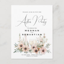 Wasserfarbe Rustikale Wildblume Hochzeit