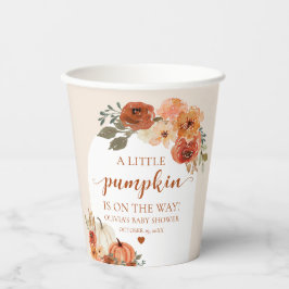 Wasserfarbe Rustikaler Fall Kleine Pumpkin Baby Du Pappbecher