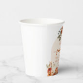 Wasserfarbe Rustikaler Fall Kleine Pumpkin Baby Du Pappbecher (Rechts)